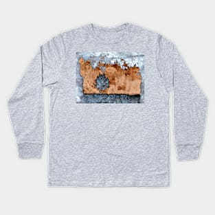 Outlook (silver and copper) Kids Long Sleeve T-Shirt